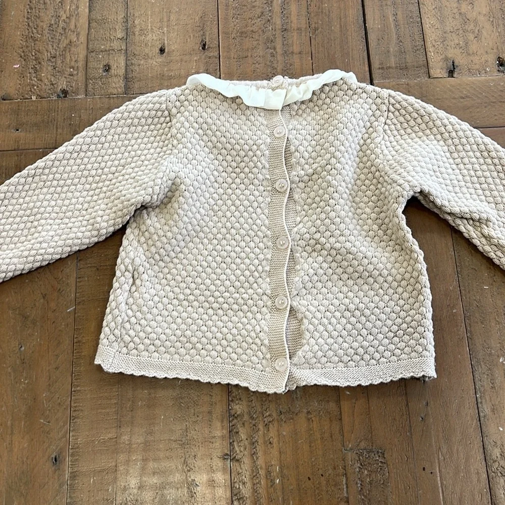 SHEIN neutral knit sweater and bloomer set